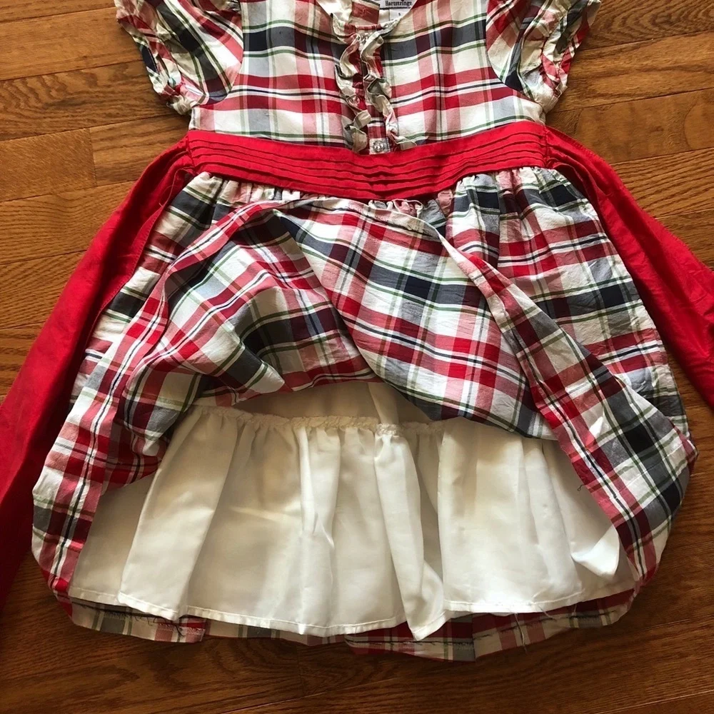 Red and navy Xmas dress Hartstrings